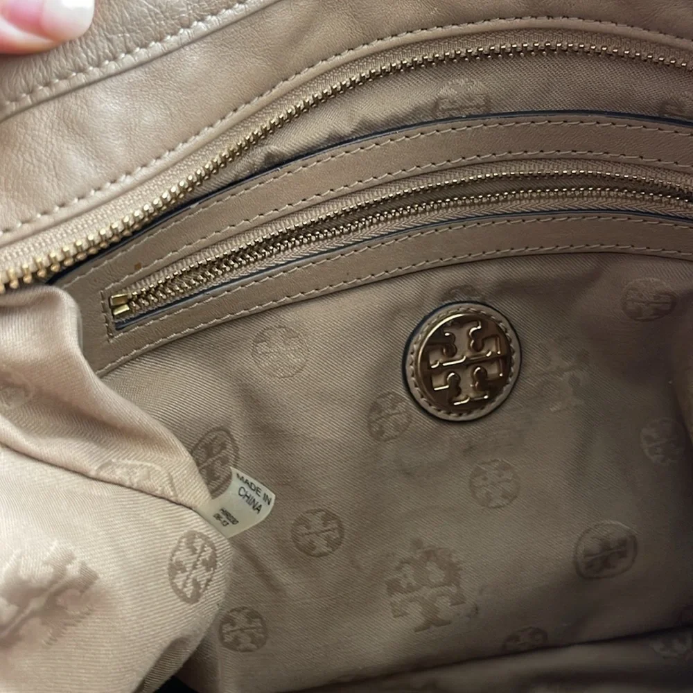 Vintage Tory Burch soft leather shoulder bag